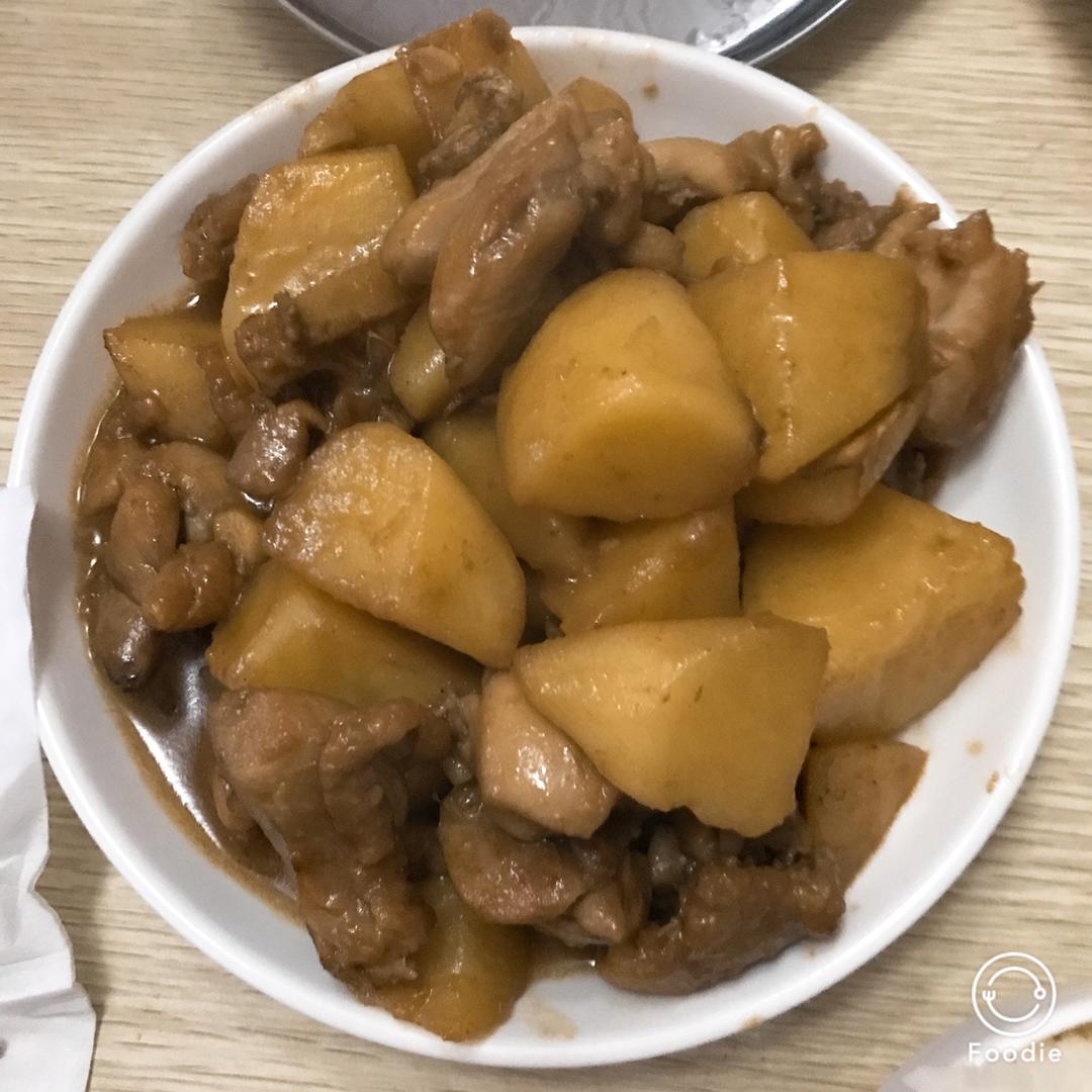 土豆炒鸡肉