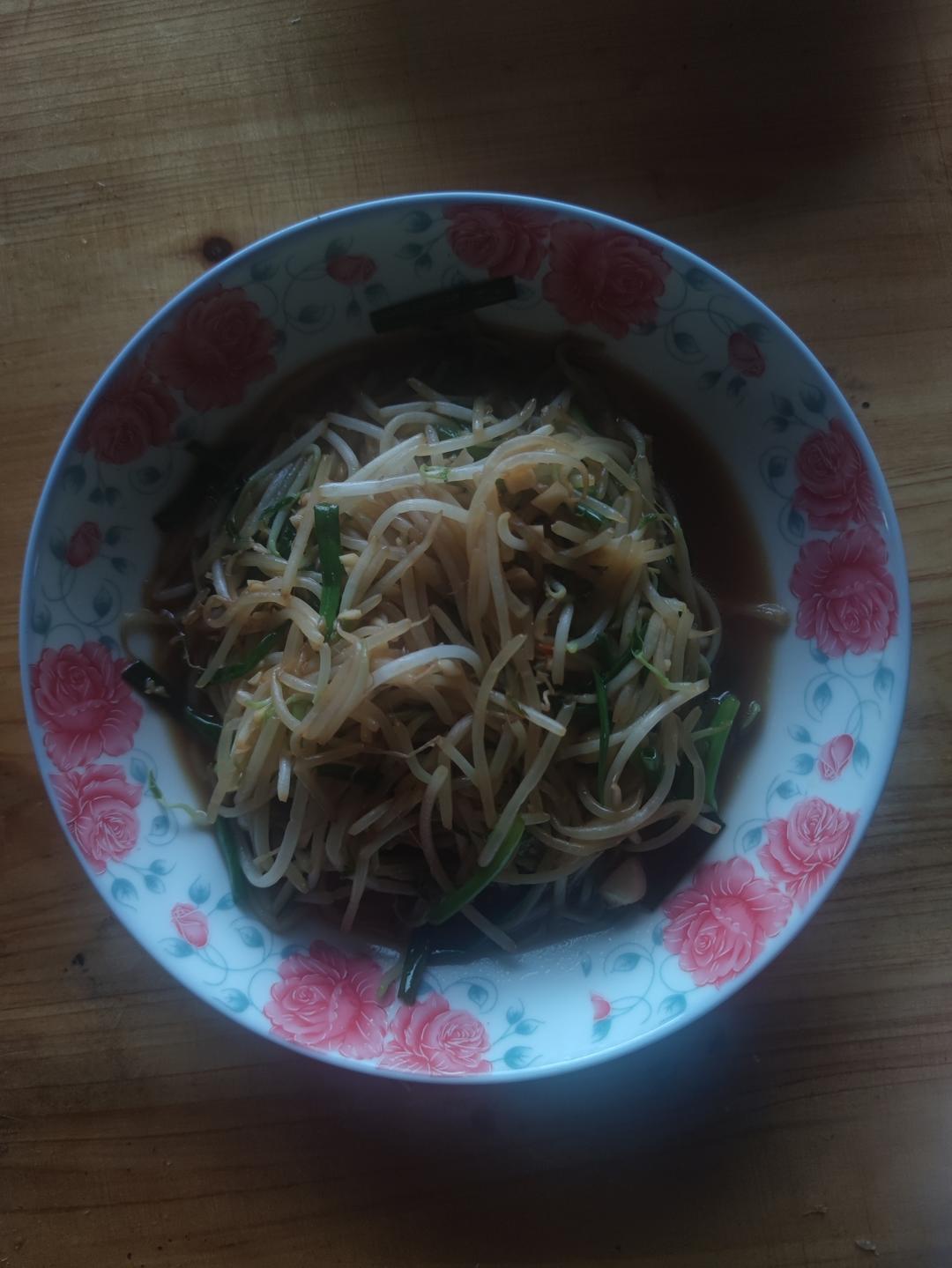 清炒豆芽
