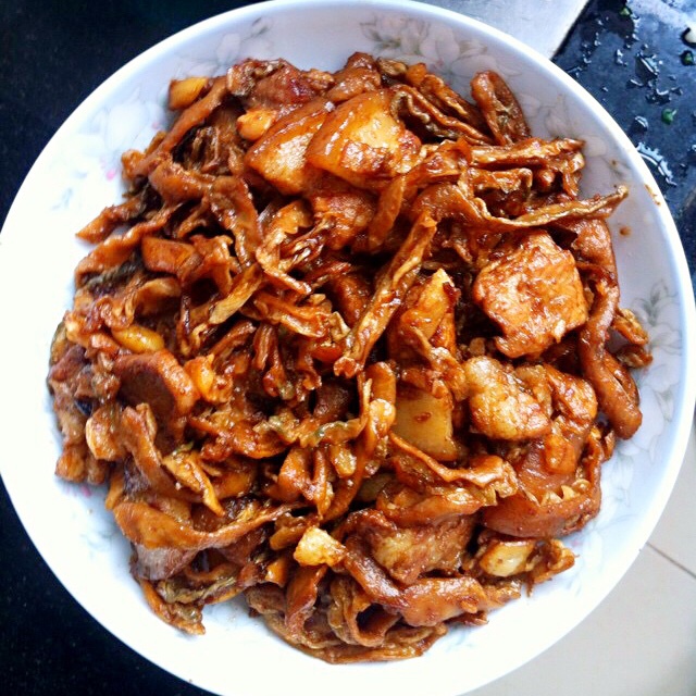 干豆角炒肉