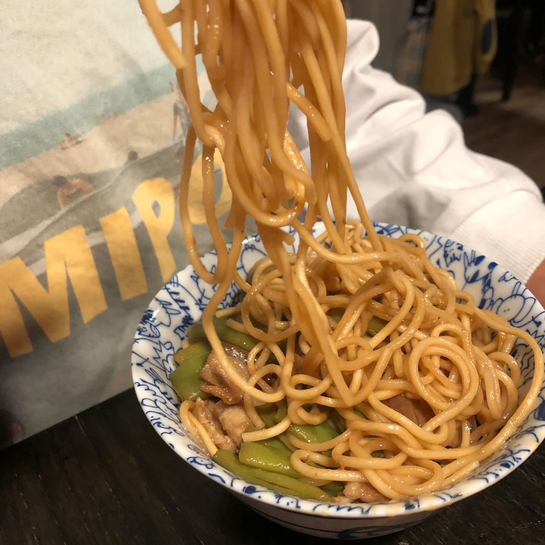 地道老北京扁豆焖面 豆角焖面 太好吃小心吃撑哦