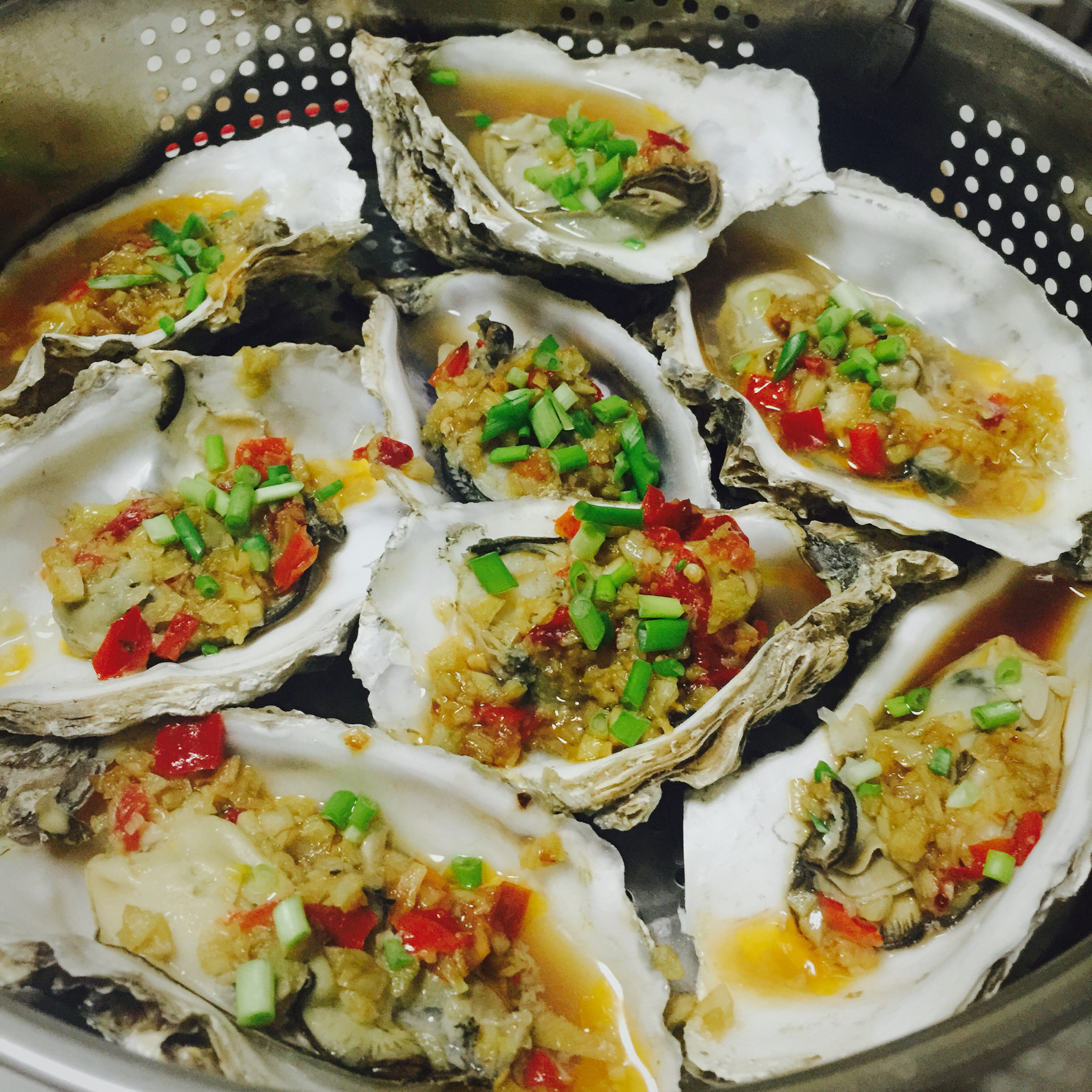 trista928做的蒜茸蒸生蚝