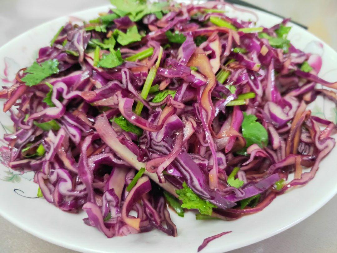 凉拌紫甘蓝