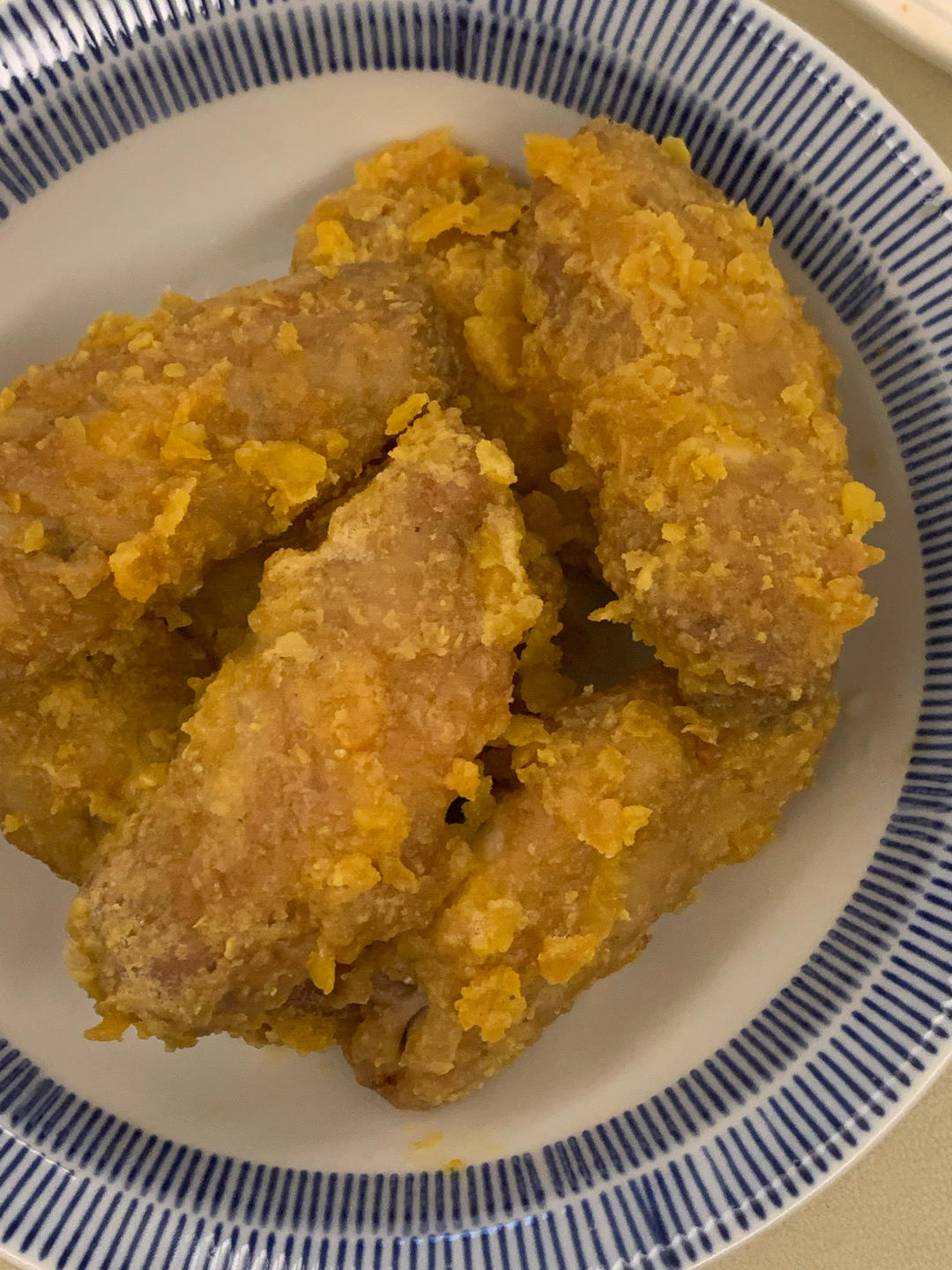 免油炸，空气炸锅酥脆咸蛋黄鸡翅