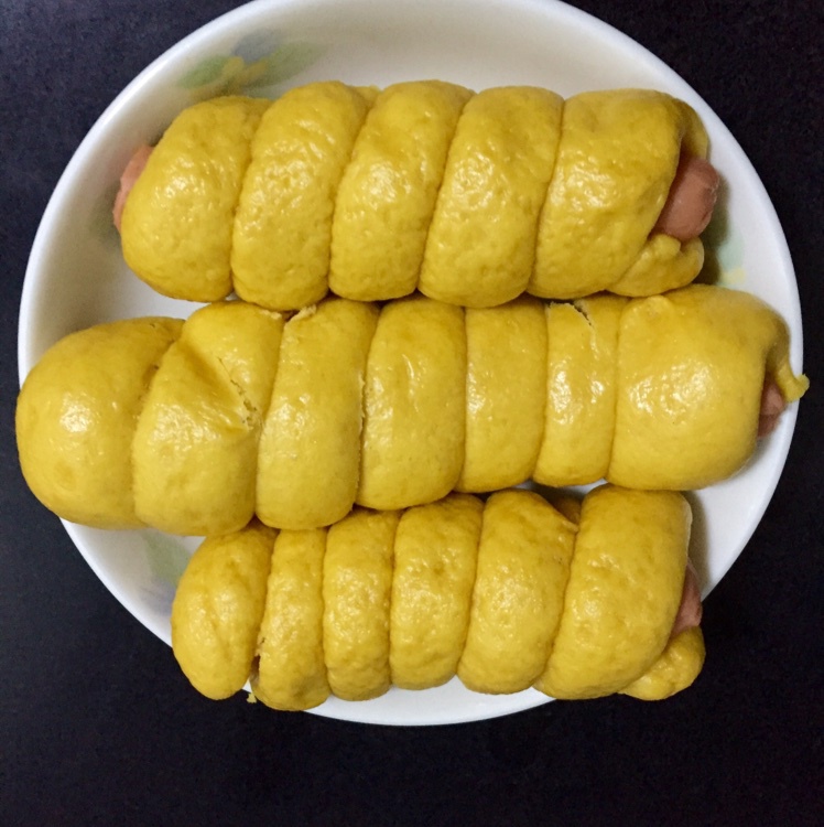 南瓜香肠卷