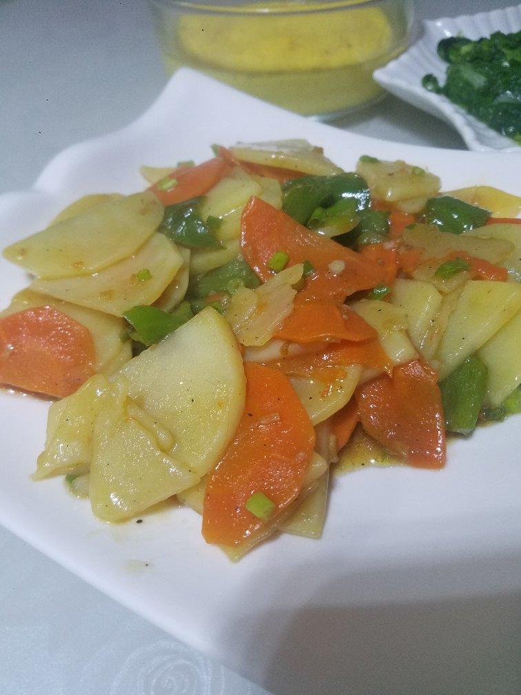 素炒三样