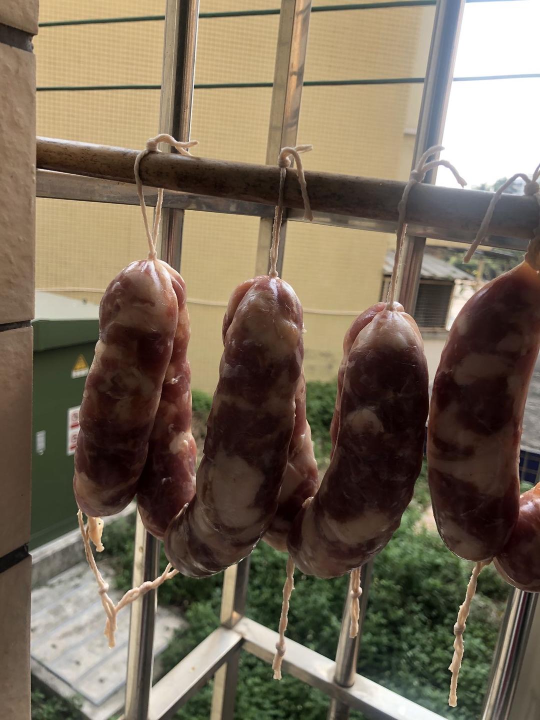 自制广味腊肠