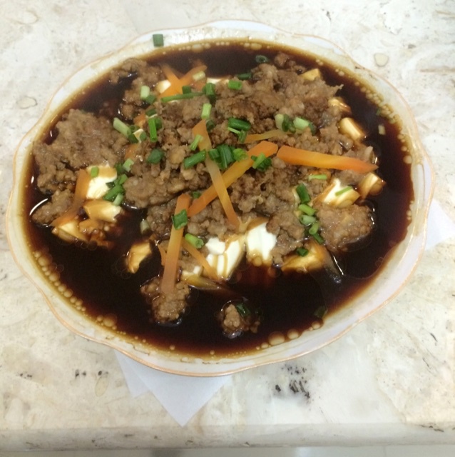 肉末蒸豆腐