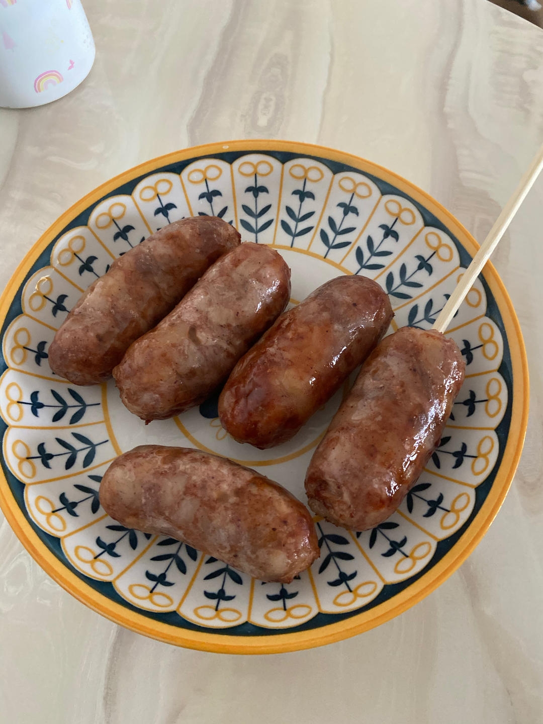 台湾风味脆皮纯肉肠（比肩大润发香肠）