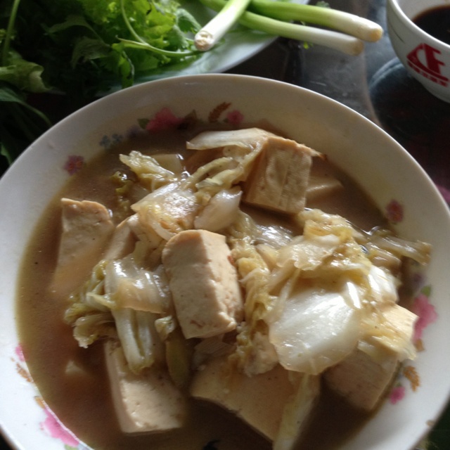 白菜炖豆腐