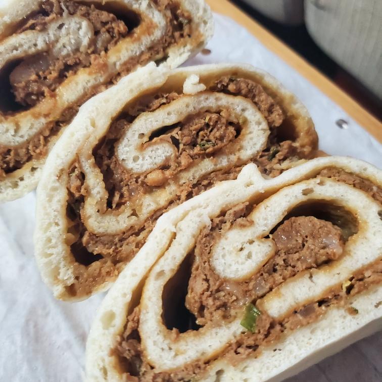 一次快速发酵的大肉龙(懒龙)的做法