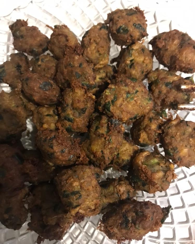 年菜——炸牛肉丸子