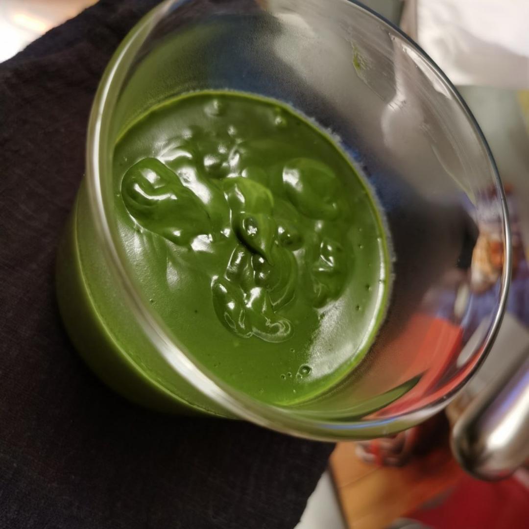 抹茶酱 无奶油极简版（一步两种材料就搞定）