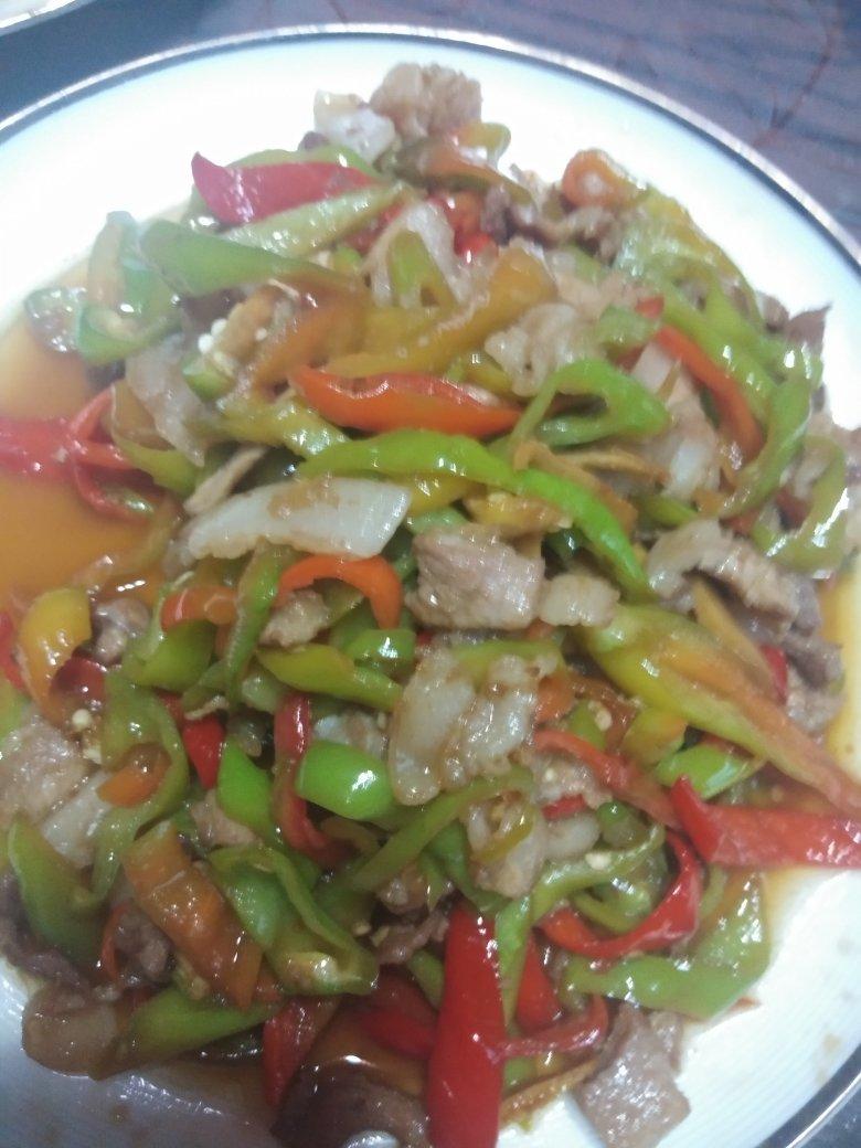 青椒炒肉
