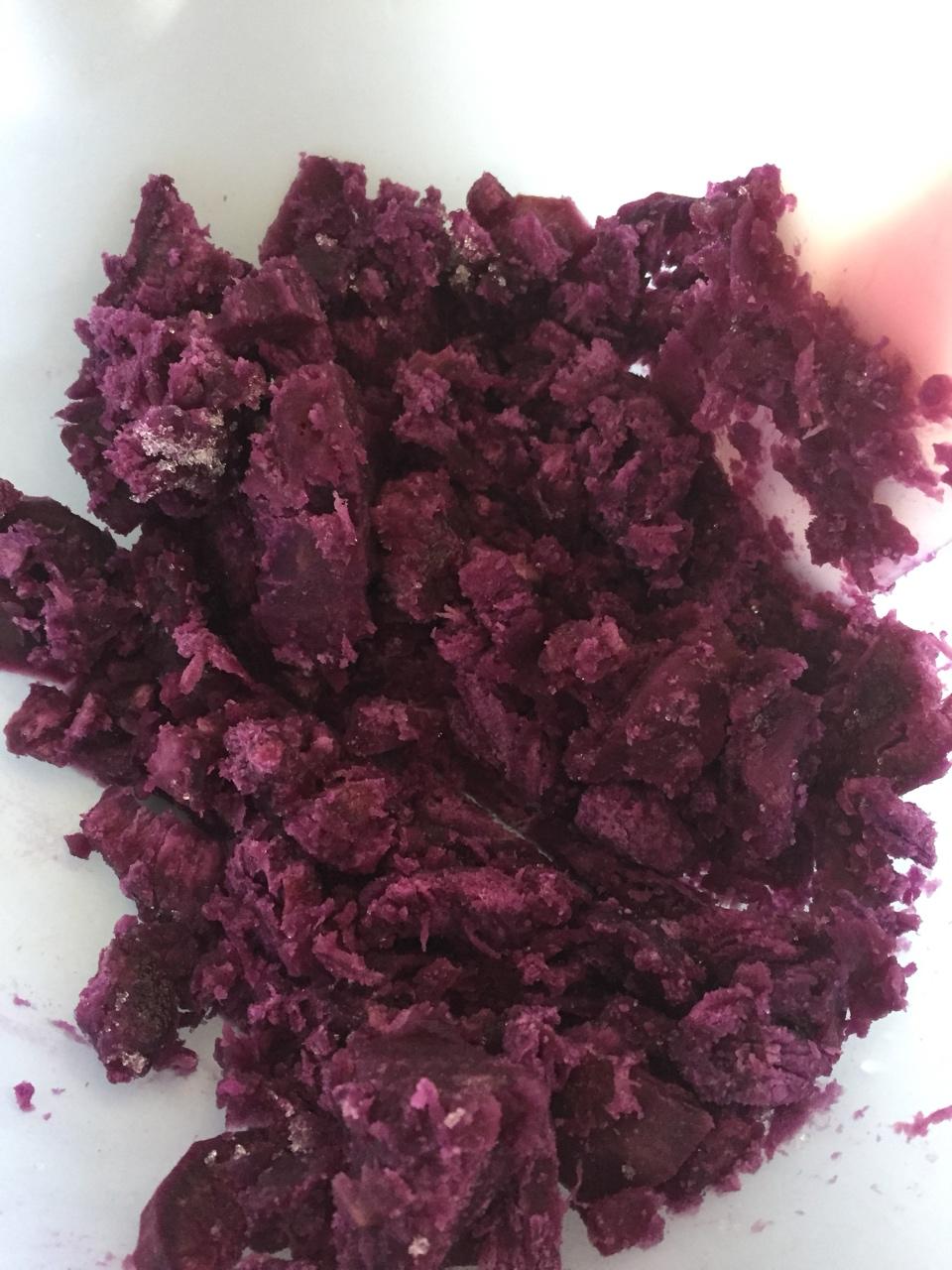 紫薯芝麻饼