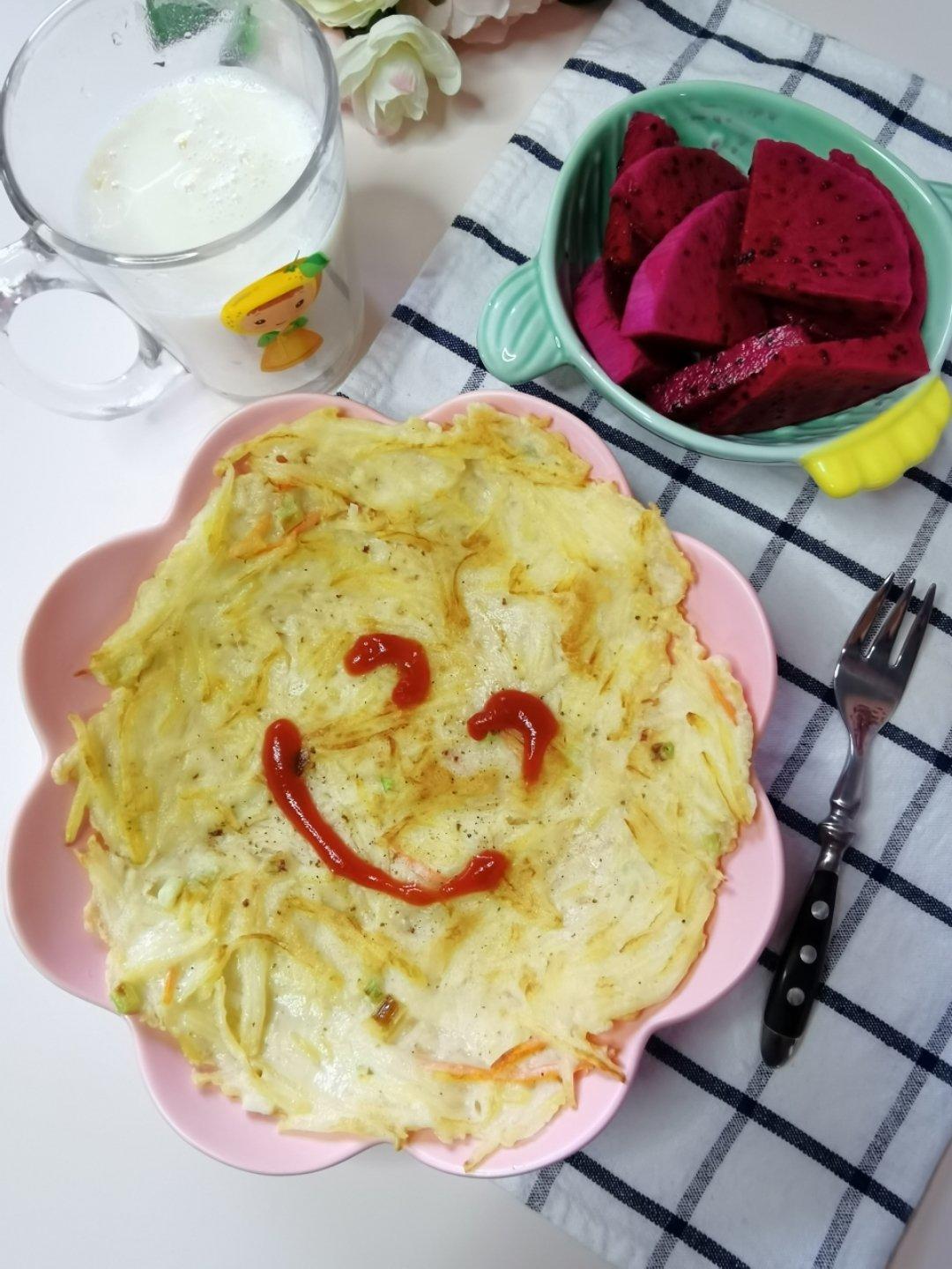 西葫芦蛋饼|糊塌子