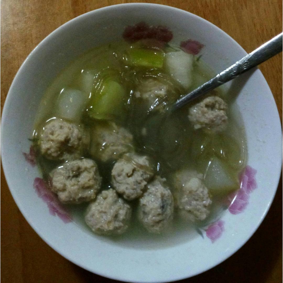 冬瓜汆丸子汤