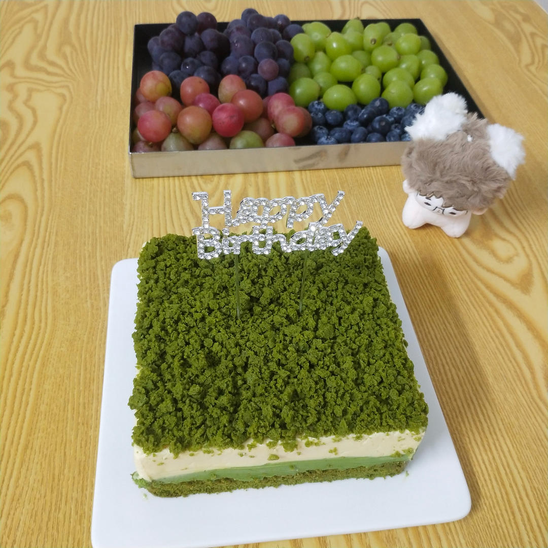 抹茶双层芝士蛋糕