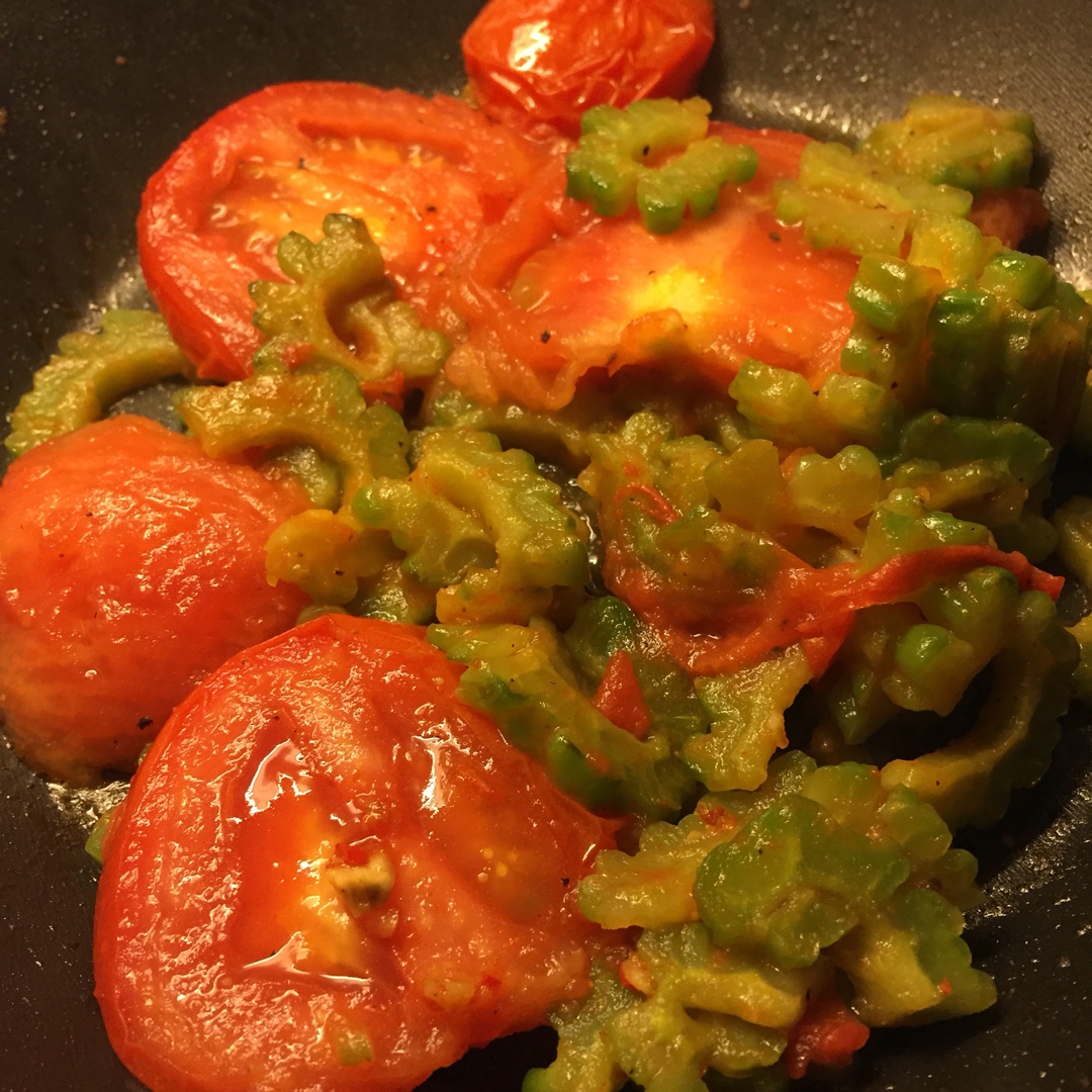 番茄炒苦瓜