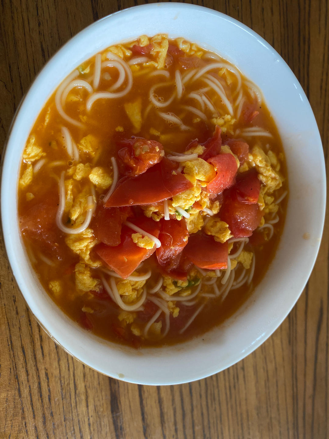 汤都要喝光的西红柿鸡蛋面