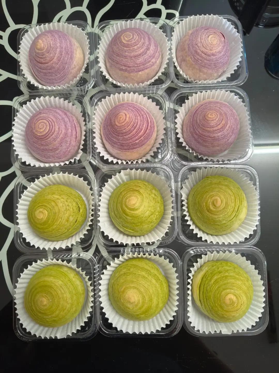 螺旋酥.蛋黄酥.-个人的技巧