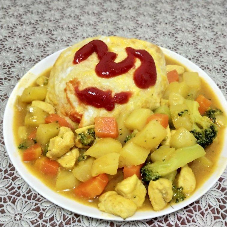 这是头牌了丨好吃的飞起来～🍛咖喱蛋包饭