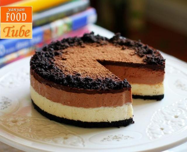 四重巧克力芝士蛋糕 Triple Choc Cheesecake的做法