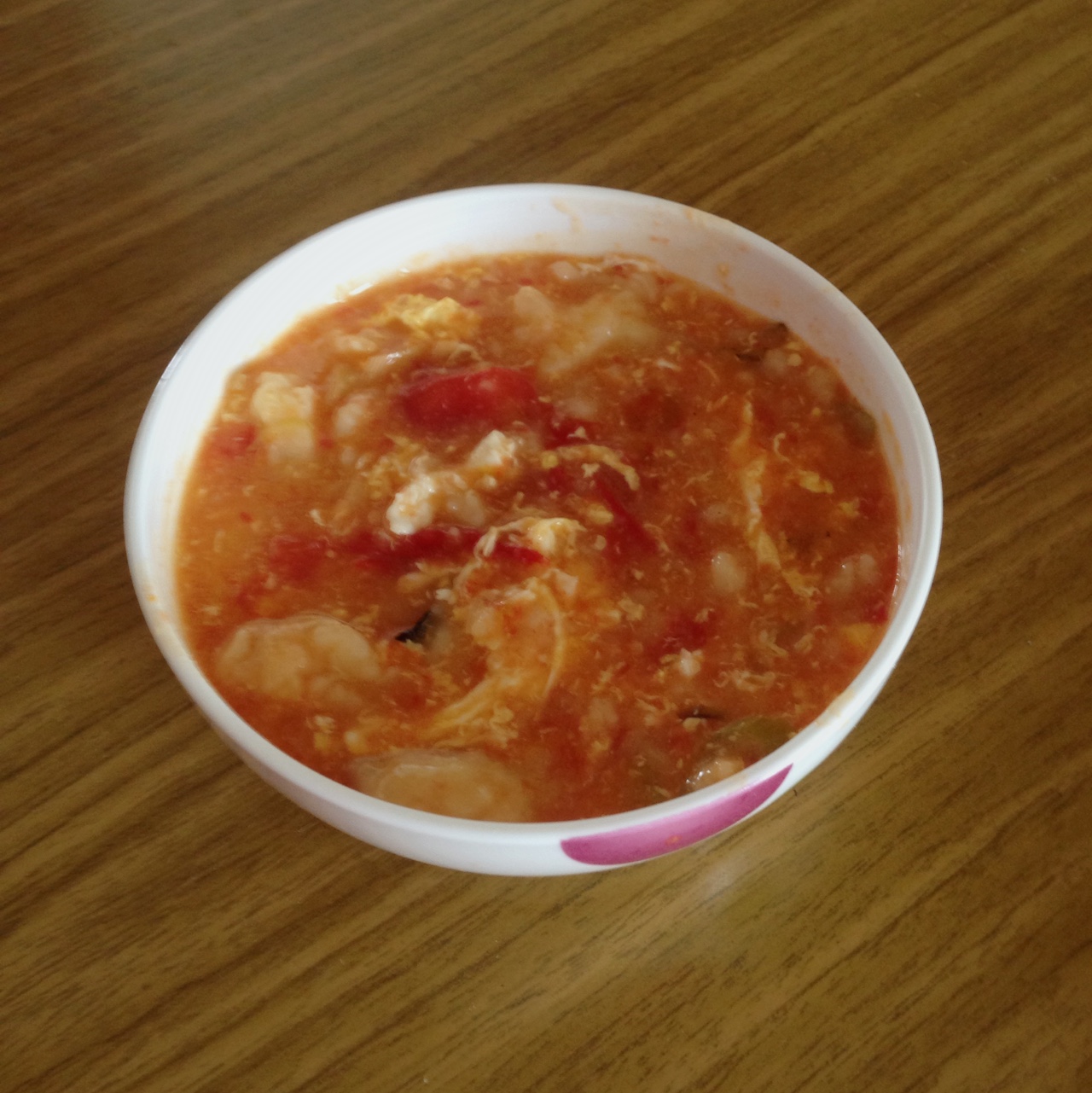 西红柿鸡蛋疙瘩汤