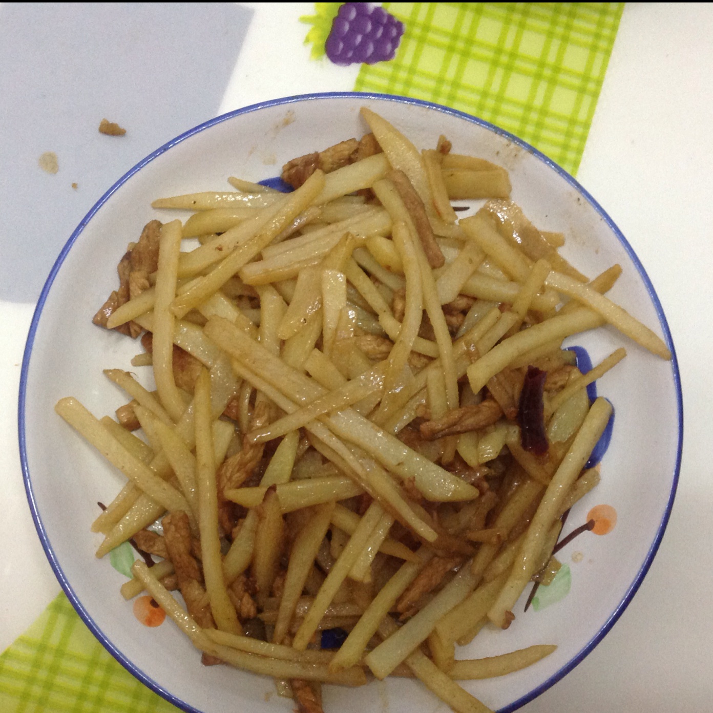 土豆炒肉丝