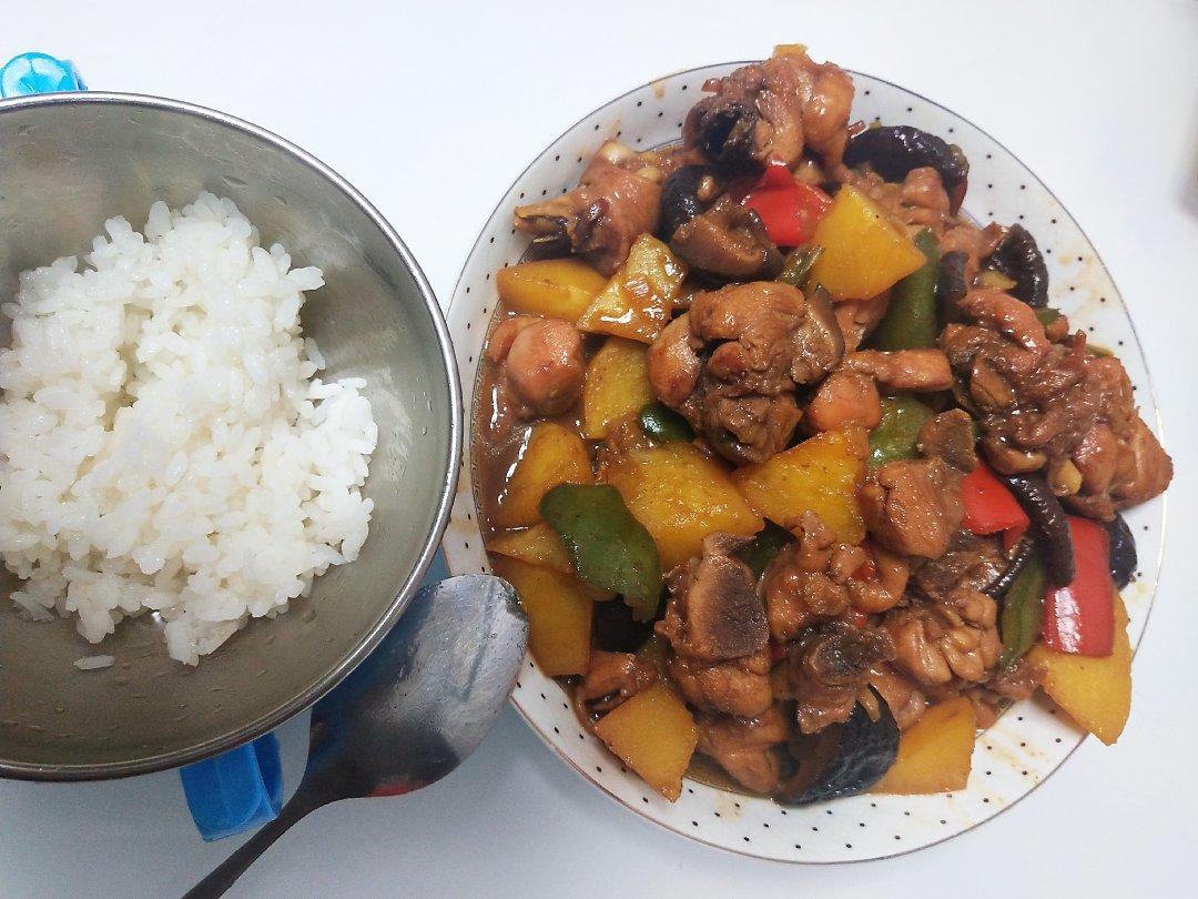 跟山东大厨学的黄焖鸡米饭