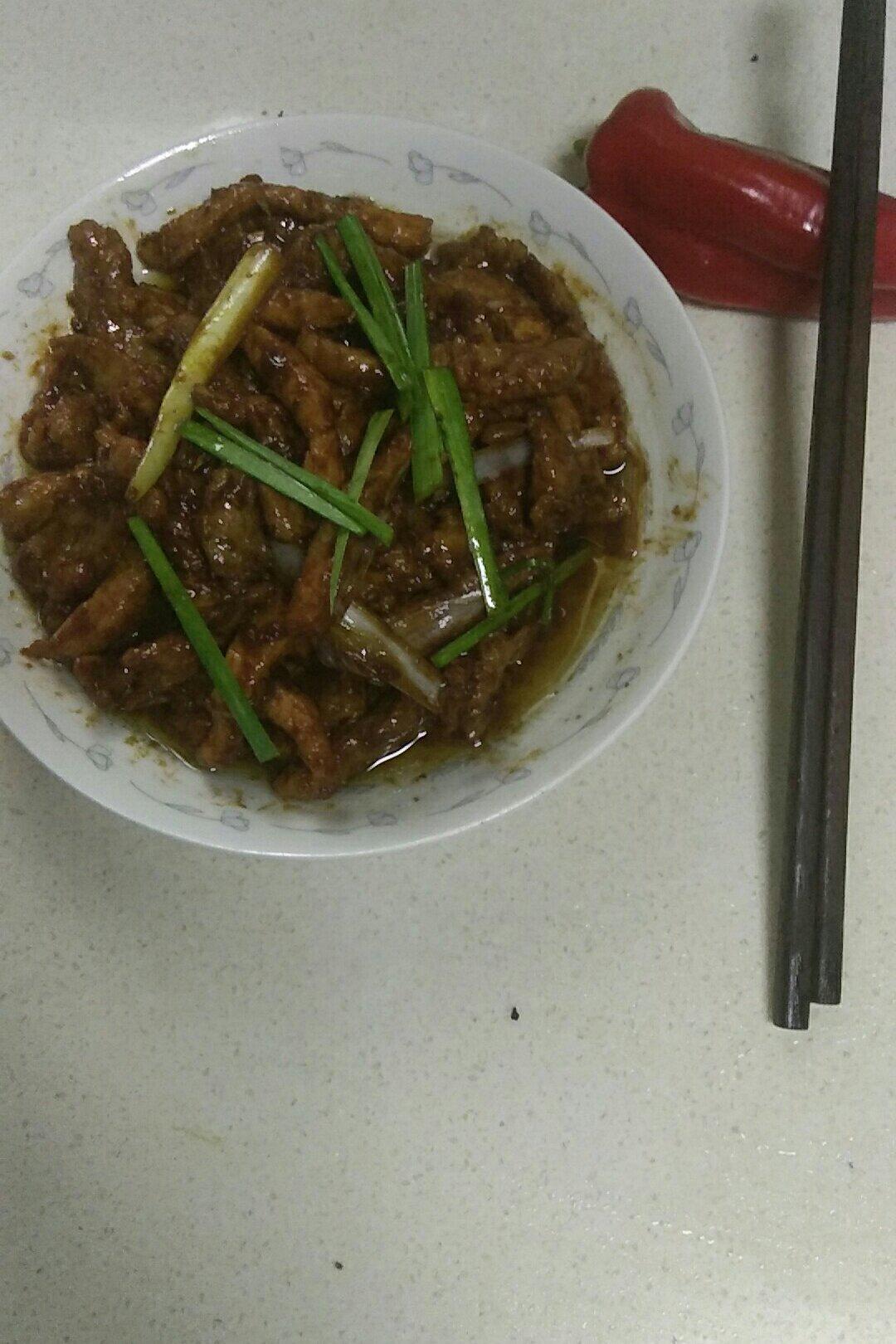 京菜系列之一【京酱肉丝】