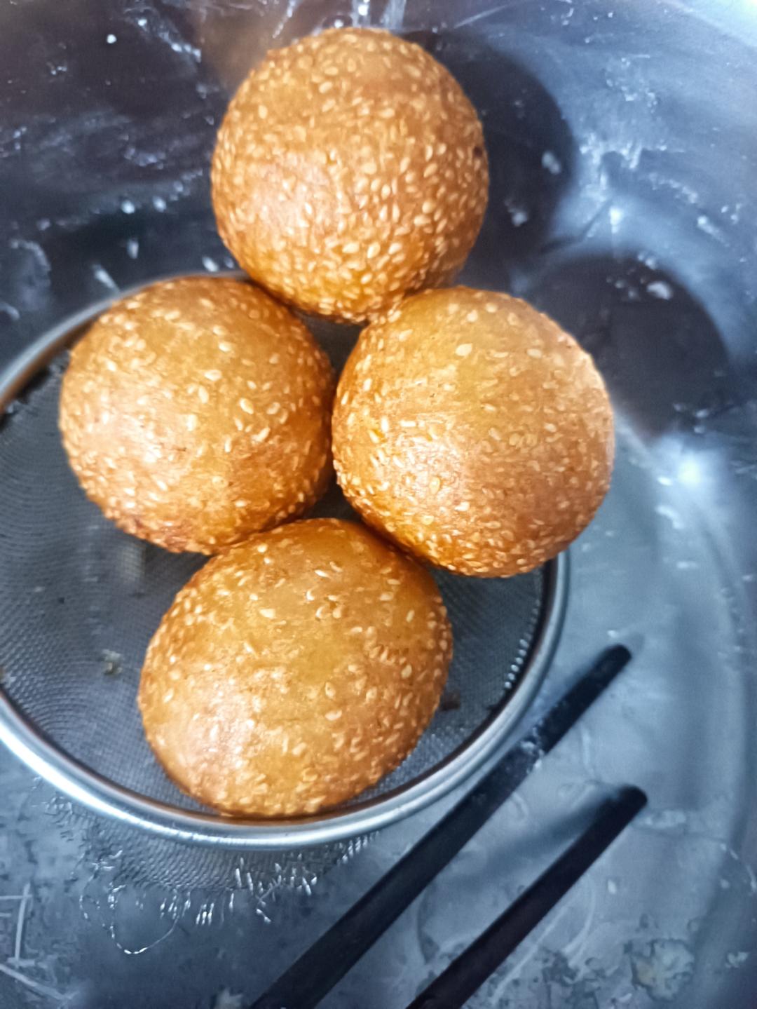 空心煎堆技巧