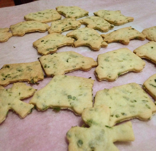 超快手好做的葱香饼干