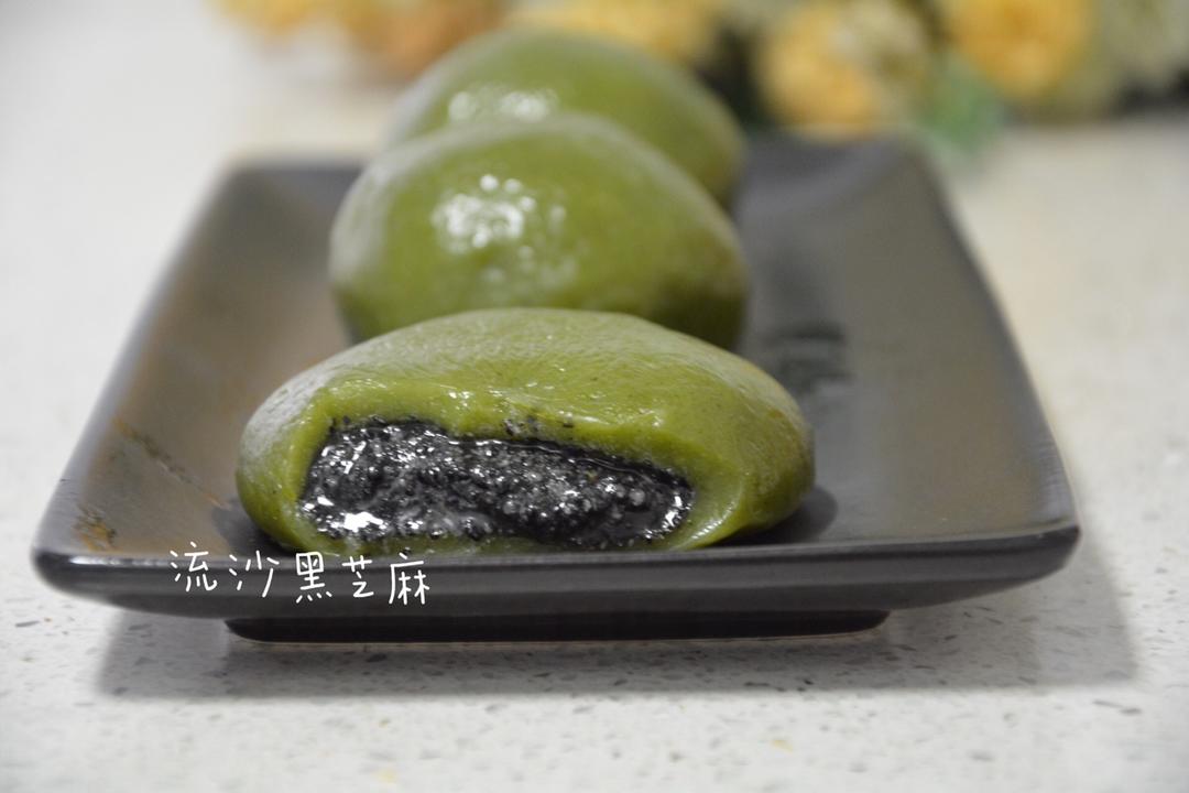 青团 | 流沙花生黑芝麻馅