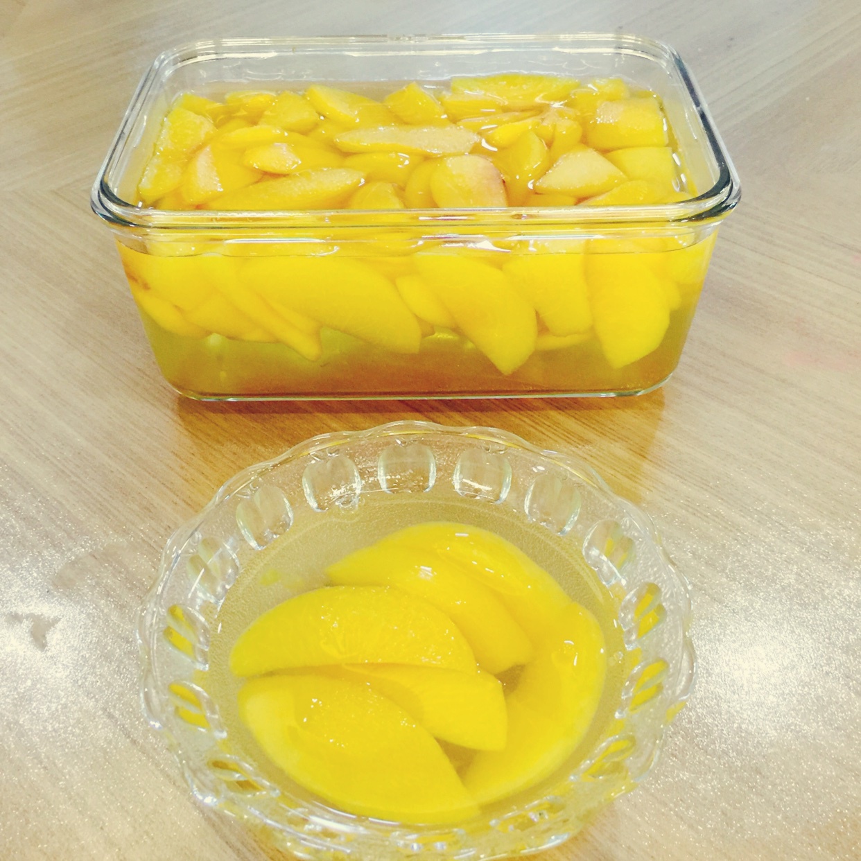 冰糖黄桃/黄桃罐头