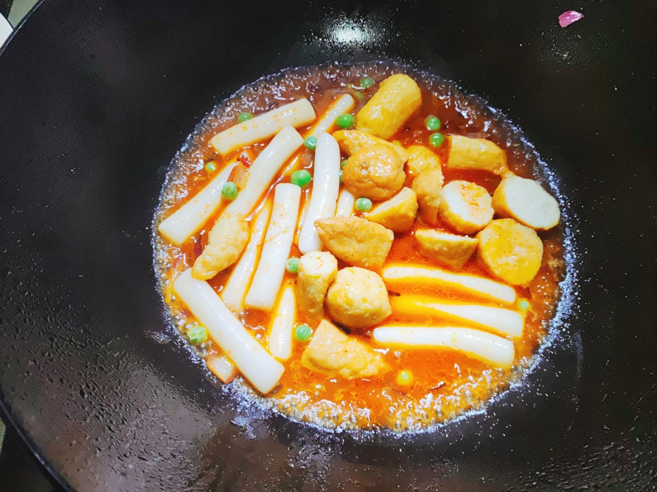韩式年糕炒鱼丸的做法 步骤9