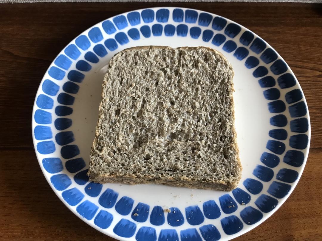 双种芝麻全麦吐司 100%全麦 烫种+波兰种