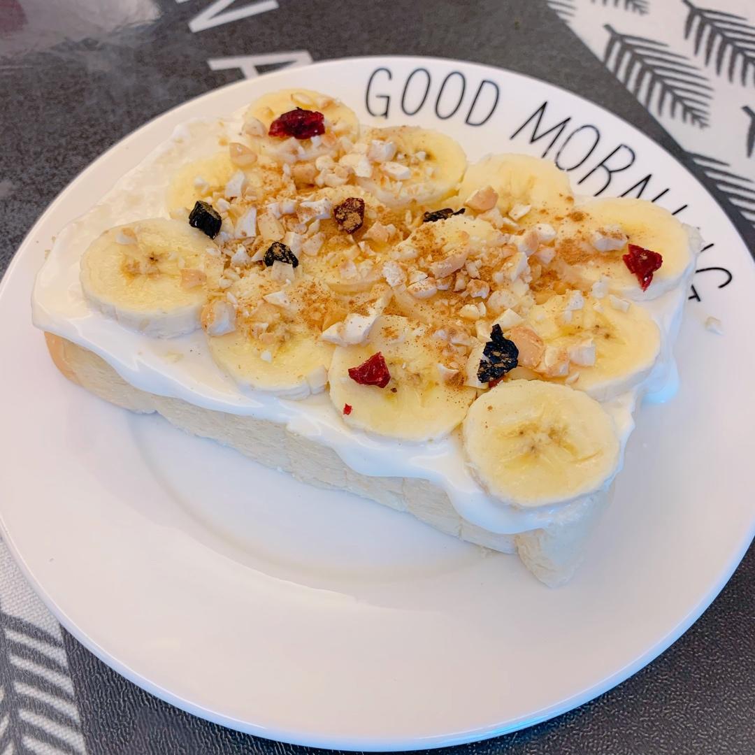 香蕉酸奶厚切吐司