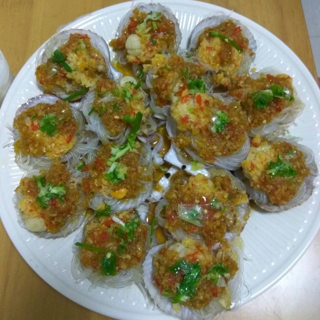 蒜蓉粉丝蒸扇贝