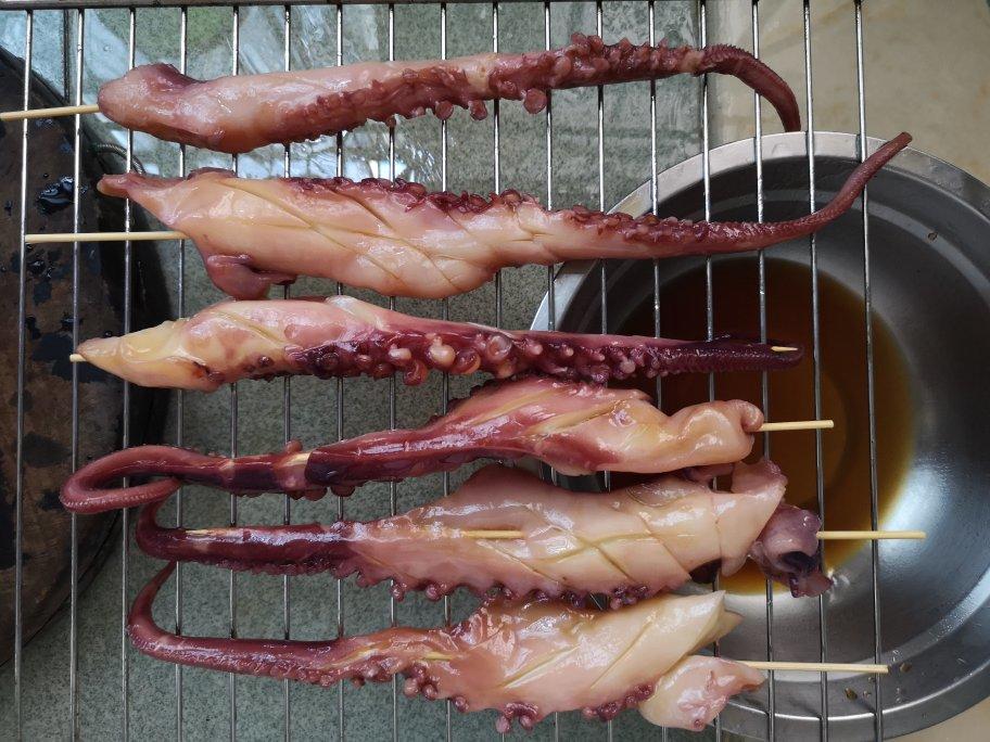 烤大鱿鱼须