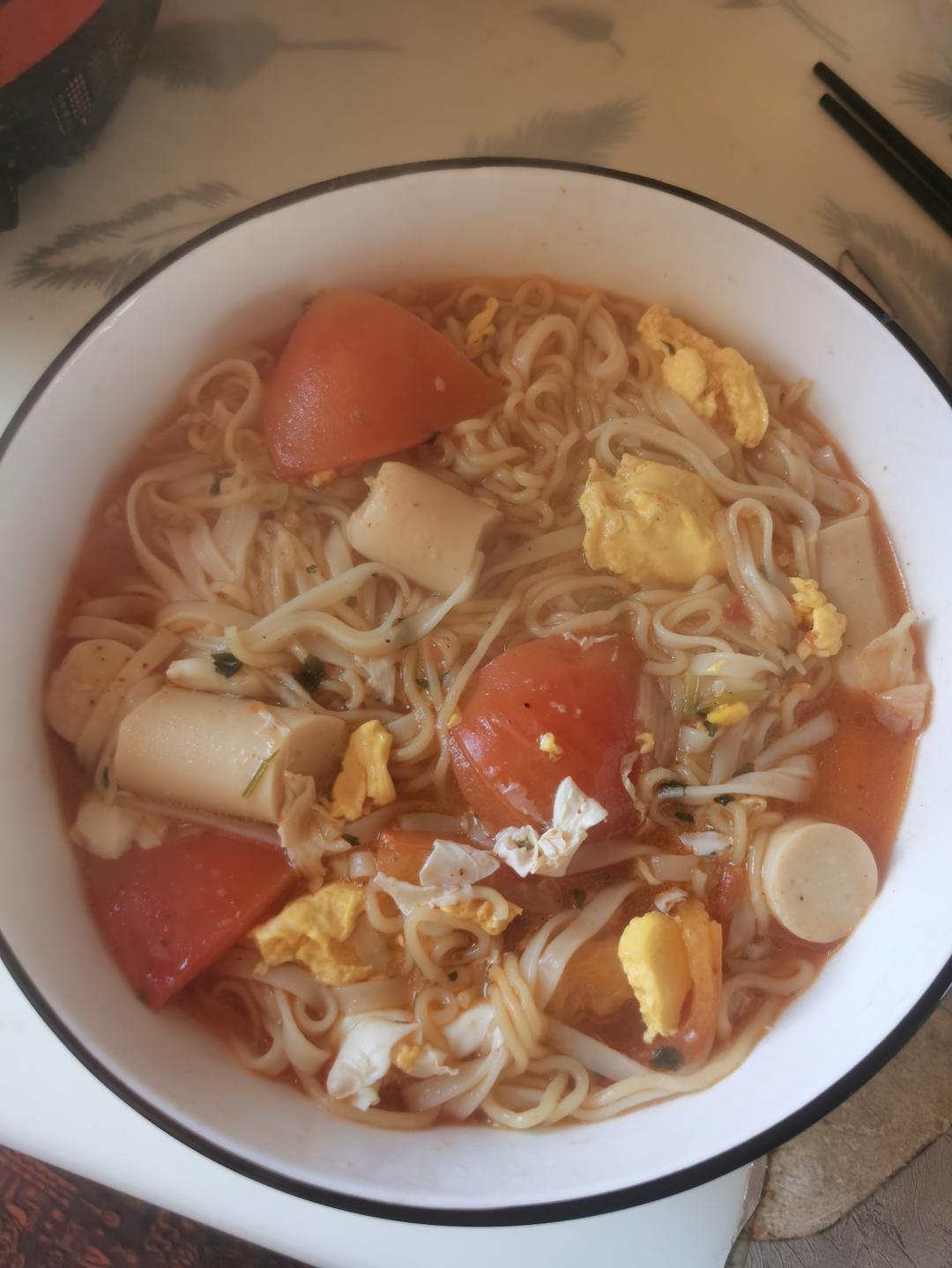 特别好吃的热汤面