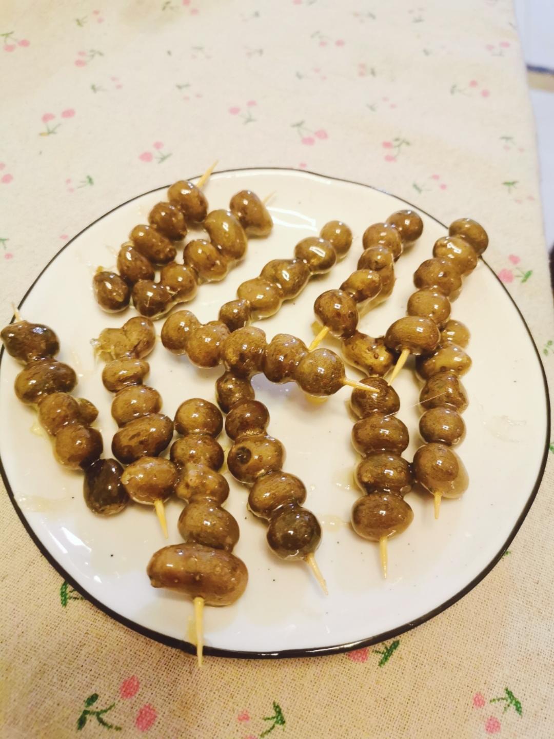 冰糖山药豆 mini冰糖葫芦