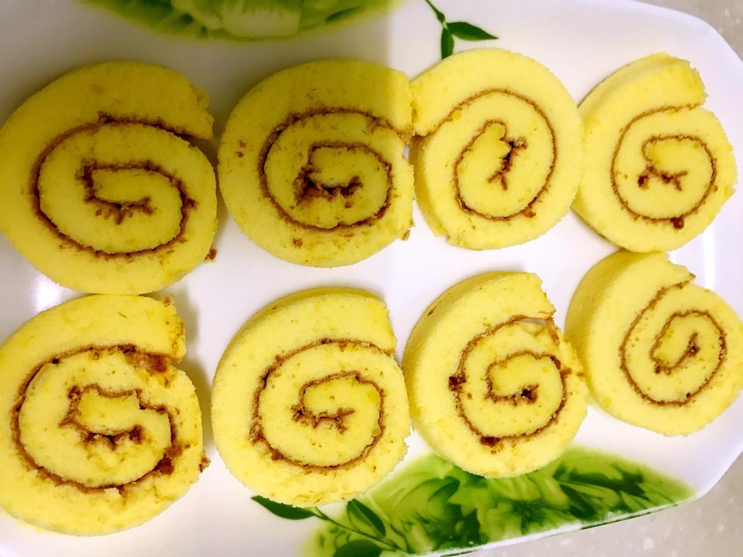 香葱肉松蛋糕卷