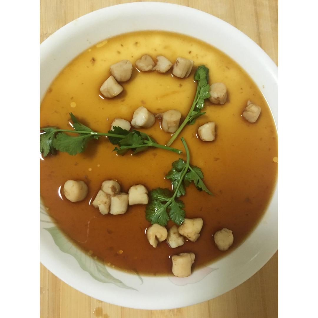 平滑如镜的蛋羹