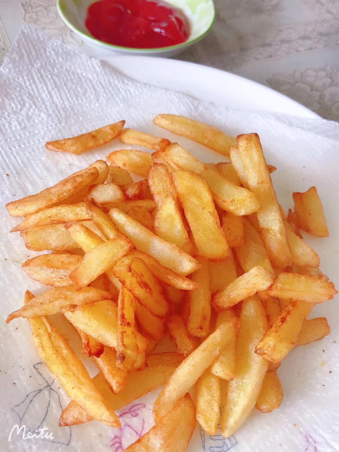 自制薯条的做法