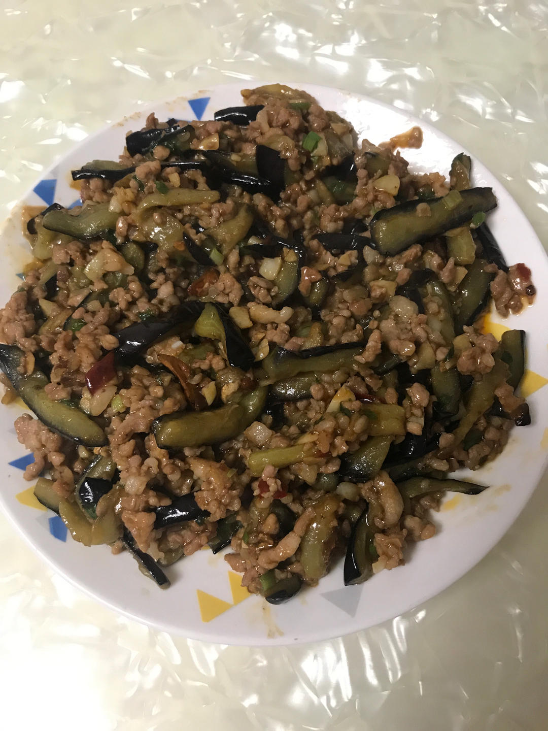 红烧肉沫茄子