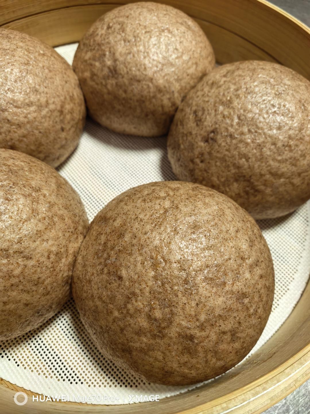 70%黑麦天然酵种馒头的做法