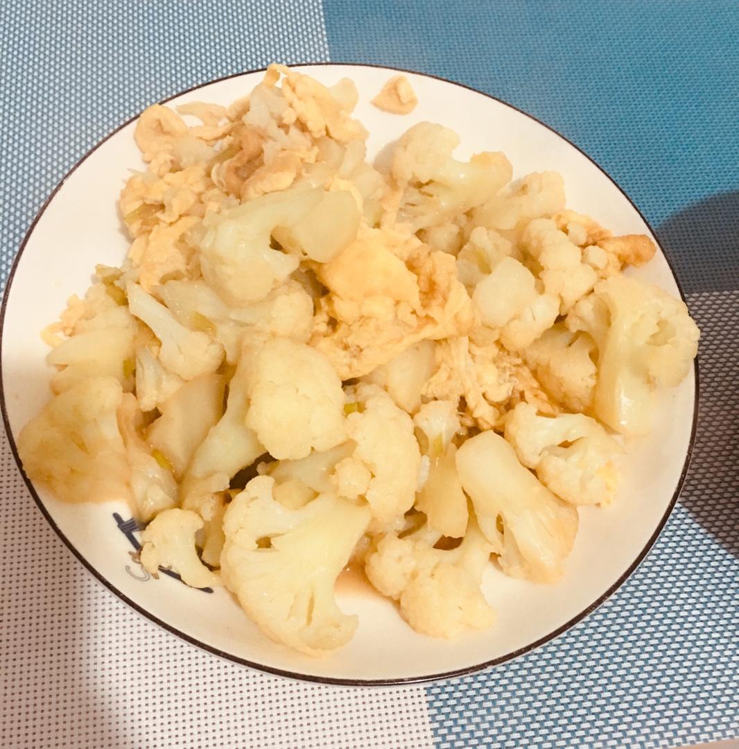 🔥五分钟学会一道减脂餐，营养好吃——金色花菜炒鸡蛋🔥