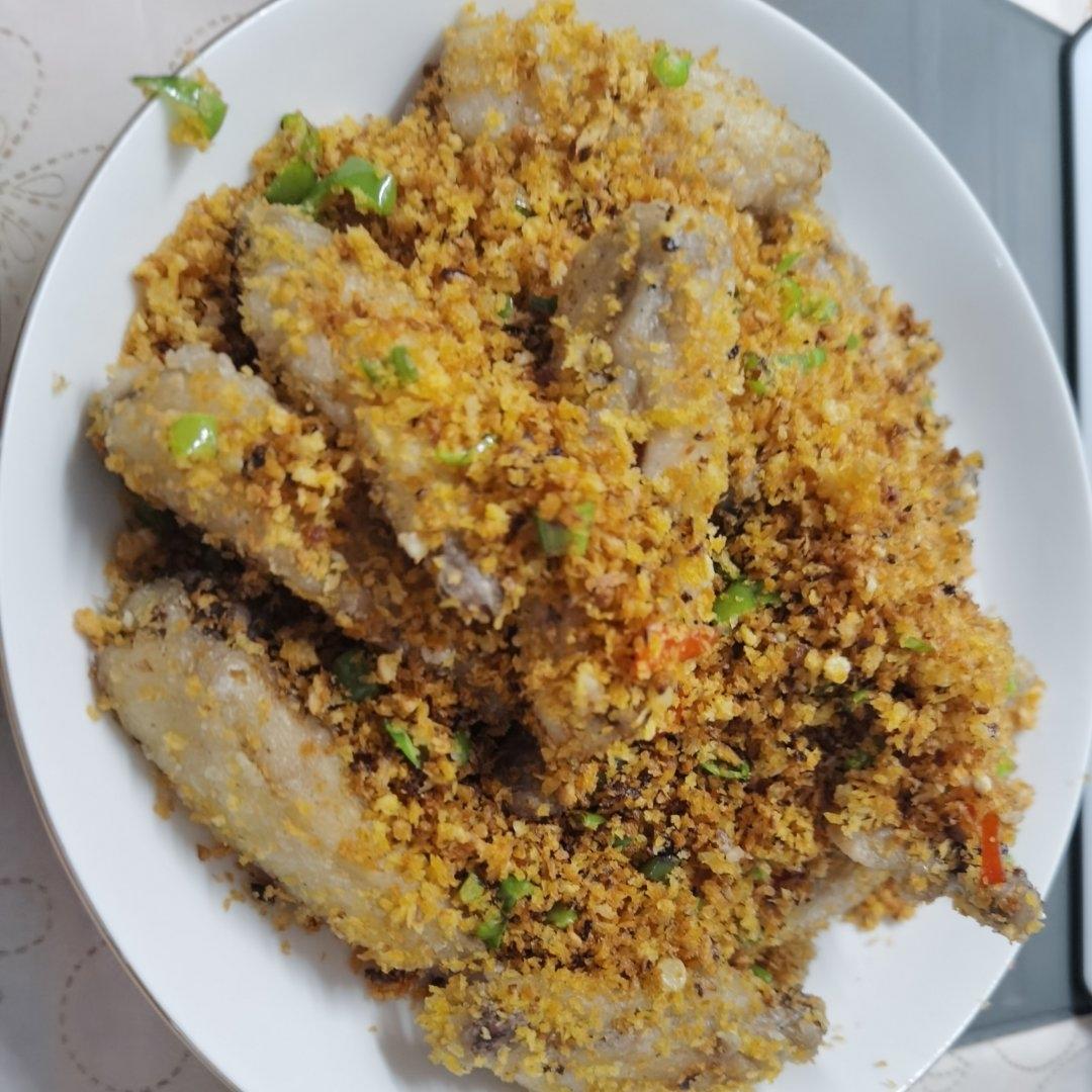 香脆还省油的避风塘鸡翅