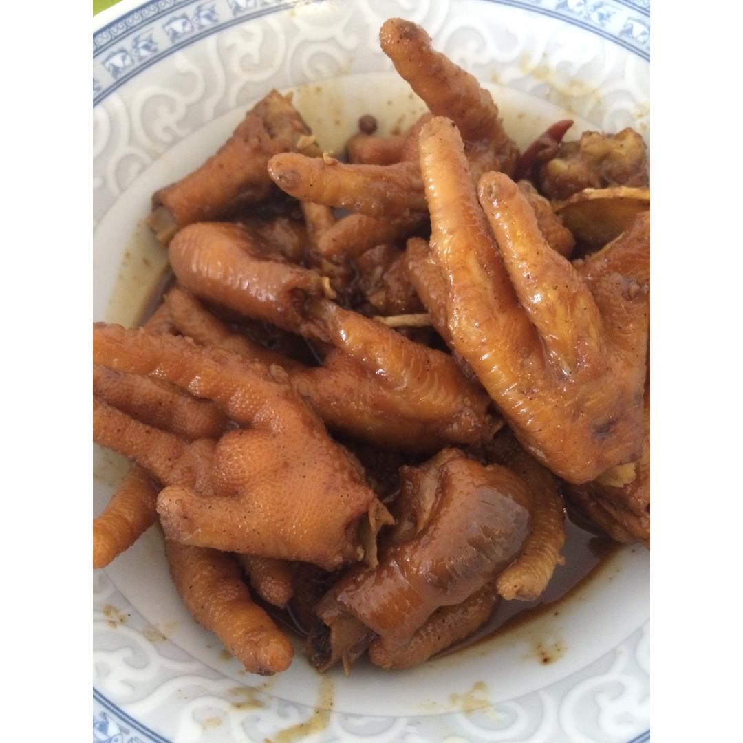 秘制红烧鸡爪