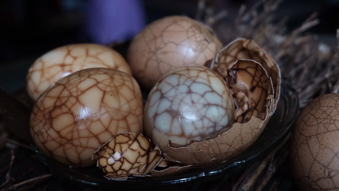 电饭煲煮五香茶叶蛋